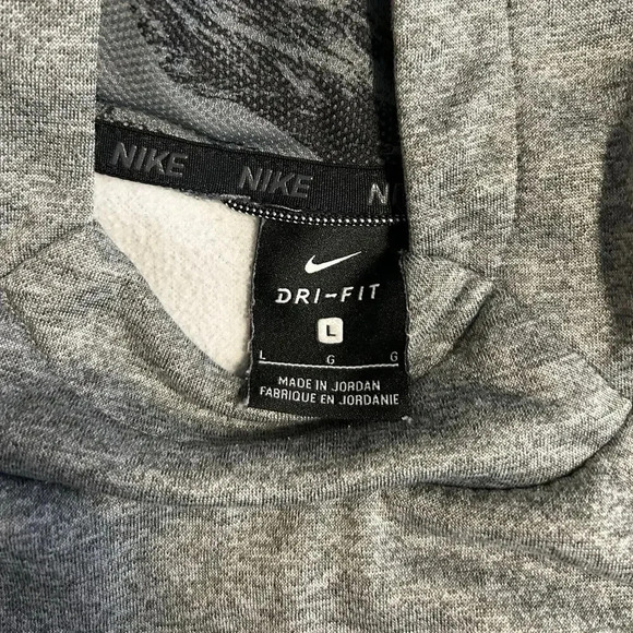 Nike Dri-Fit Cropped Hoodie Women's Size Small Hooded Sweatshirt Swoosh Active - Picture 3 of 6